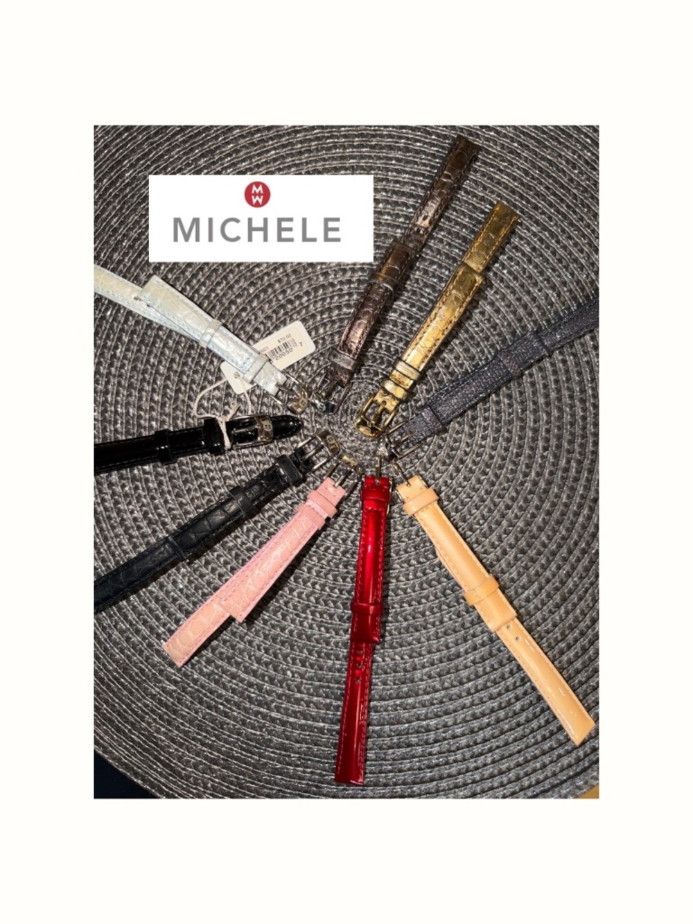 Authentic Michele size 12 watchbands